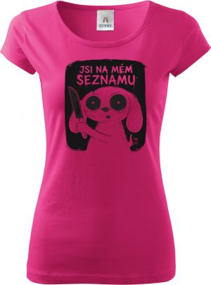 Jsi na mém seznamu, černý potisk