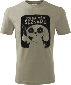 Jsi na mém seznamu, černý potisk