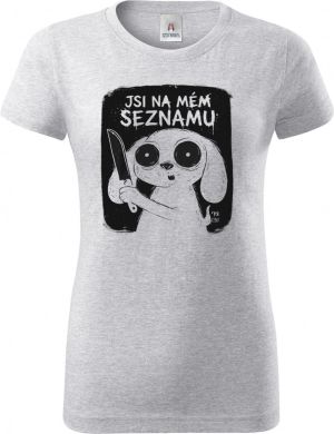 Jsi na mém seznamu, černý potisk