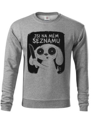 Jsi na mém seznamu, černý potisk