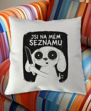 Jsi na mém seznamu, černý potisk