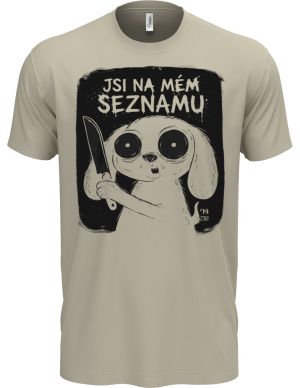 Jsi na mém seznamu, černý potisk