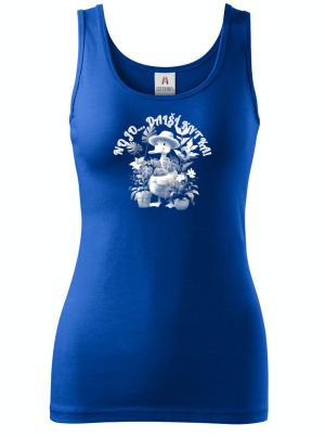 Kachní zahradník, bílý potisk