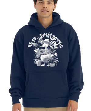 Kachní zahradník, bílý potisk