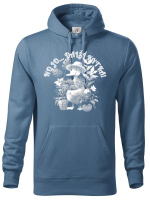 Kachní zahradník, bílý potisk