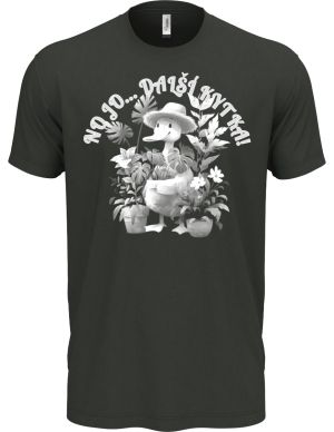 Kachní zahradník, bílý potisk