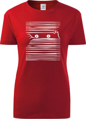 Kam se koukáš? Bílý tisk