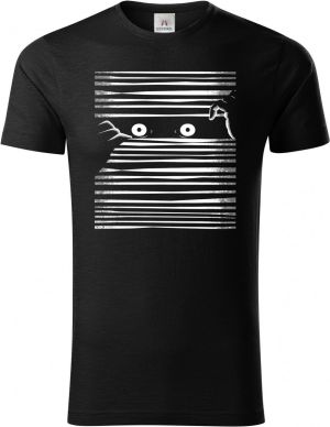 Kam se koukáš? Bílý tisk