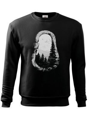 Karabina, lezení, climbing, bouldering, hory, V3, bílý potisk