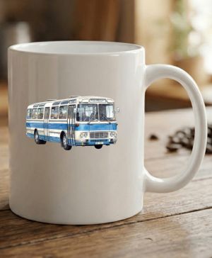 Karosa ŠL11, modrá z boku, V7