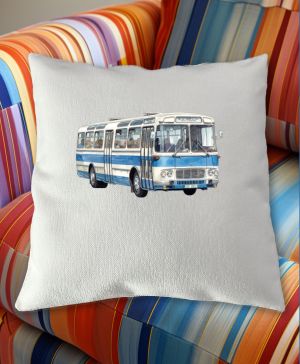 Karosa ŠL11, modrá z boku, V7