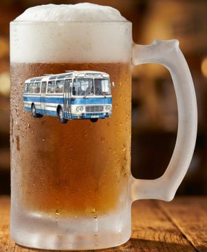 Karosa ŠL11, modrá z boku, V7