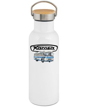 Karosa ŠL11, modrá z boku, logo, V8