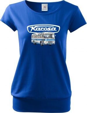 Karosa ŠL11, modrá z boku, logo, V8