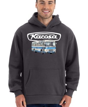 Karosa ŠL11, modrá z boku, logo, V8