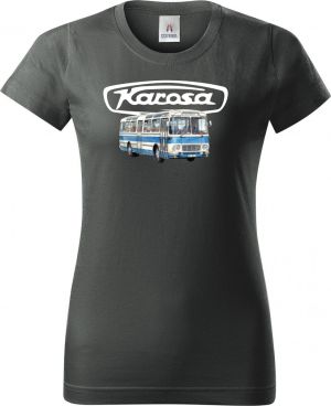 Karosa ŠL11, modrá z boku, logo, V8