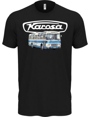 Karosa ŠL11, modrá z boku, logo, V8