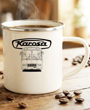 Karosa ŠL11, předek, logo, černá, v3