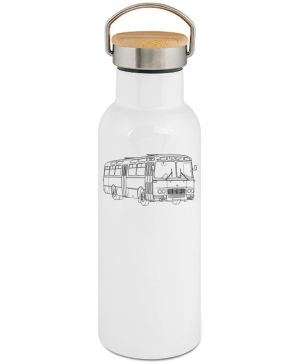 Karosa ŠL11, z boku, bílý tisk, V10