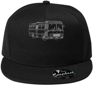 Karosa ŠL11, z boku, bílý tisk, V10