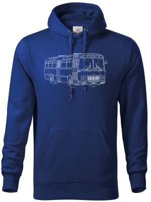 Karosa ŠL11, z boku, bílý tisk, V10