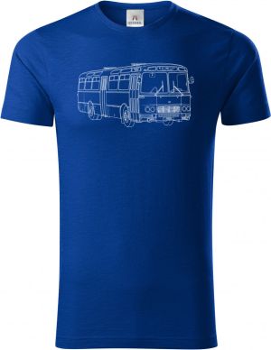 Karosa ŠL11, z boku, bílý tisk, V10