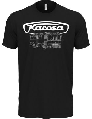 Karosa ŠL11, z boku, logo, bílý tisk, V9