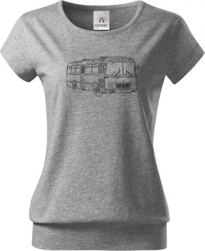 Karosa ŠL11, zboku, černá, v13