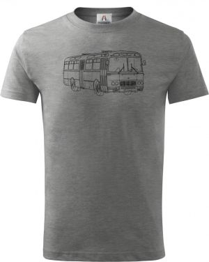 Karosa ŠL11, zboku, černá, v13