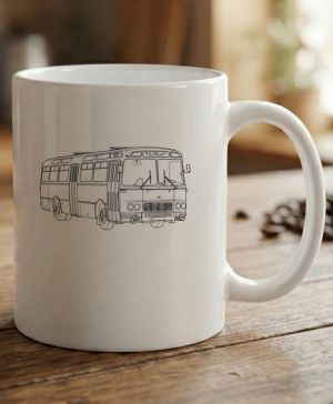 Karosa ŠL11, zboku, černá, v13