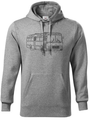 Karosa ŠL11, zboku, černá, v13