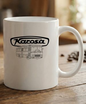 Karosa ŠL11, zboku, logo, černá, v11