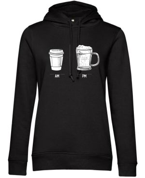 Káva & pivo – celý den, bílý tisk