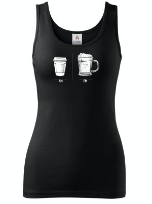 Káva & pivo – celý den, bílý tisk