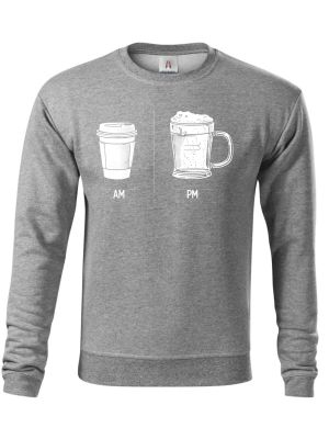 Káva & pivo – celý den, bílý tisk