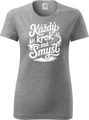 Každý krok má smysl, bílý tisk