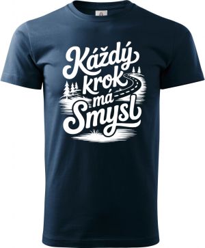 Každý krok má smysl, bílý tisk