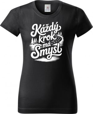 Každý krok má smysl, bílý tisk