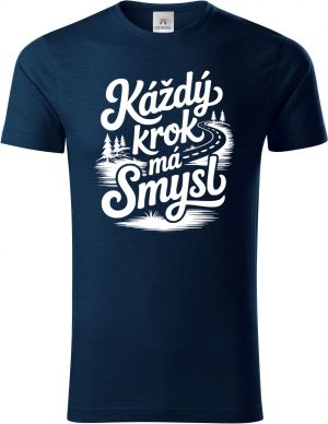 Každý krok má smysl, bílý tisk