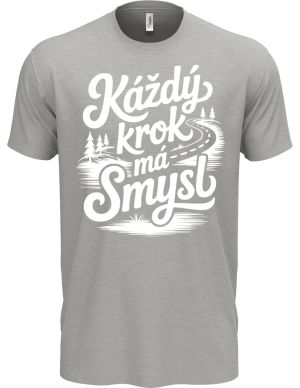 Každý krok má smysl, bílý tisk