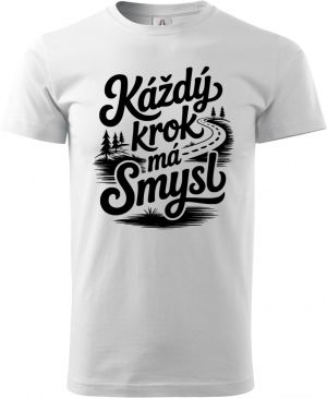 Každý krok má smysl, černý tisk