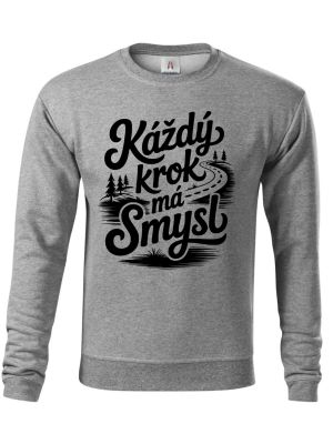 Každý krok má smysl, černý tisk