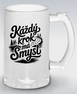 Každý krok má smysl, černý tisk