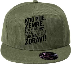 Kdo pije, zemře. Kdo nepije, taky. Tak na zdraví!, černý tisk