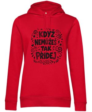 Když nemůžeš tak přidej, černý potisk