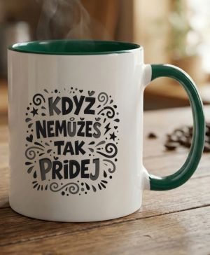 Když nemůžeš tak přidej, černý potisk