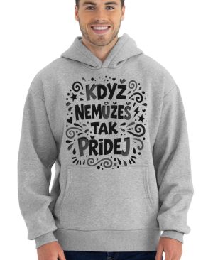 Když nemůžeš tak přidej, černý potisk