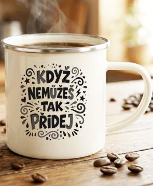 Když nemůžeš tak přidej, černý potisk