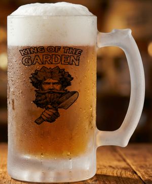 King of the garden, černý tisk