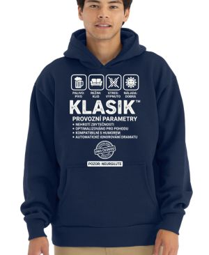 Klasik, bílý potisk